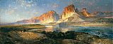 River Canvas Paintings - Nearing Camp on the Upper Colorado River